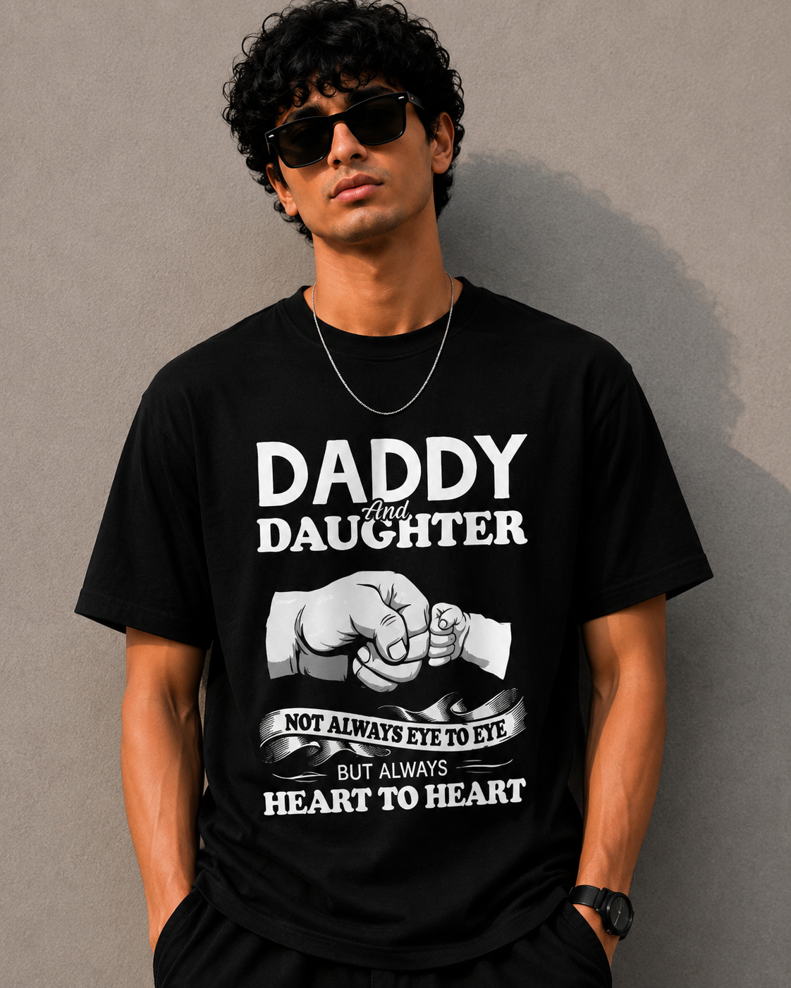 Daddy & Daughter Heart To Heart T-Shirt