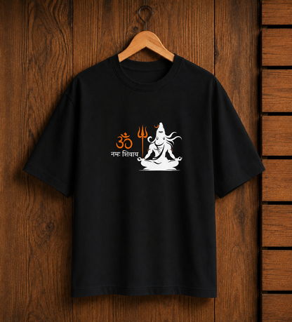 Oversized Mahadev Blessings T-Shirt
