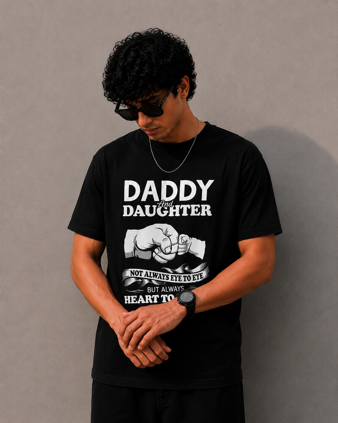 Daddy & Daughter Heart To Heart T-Shirt