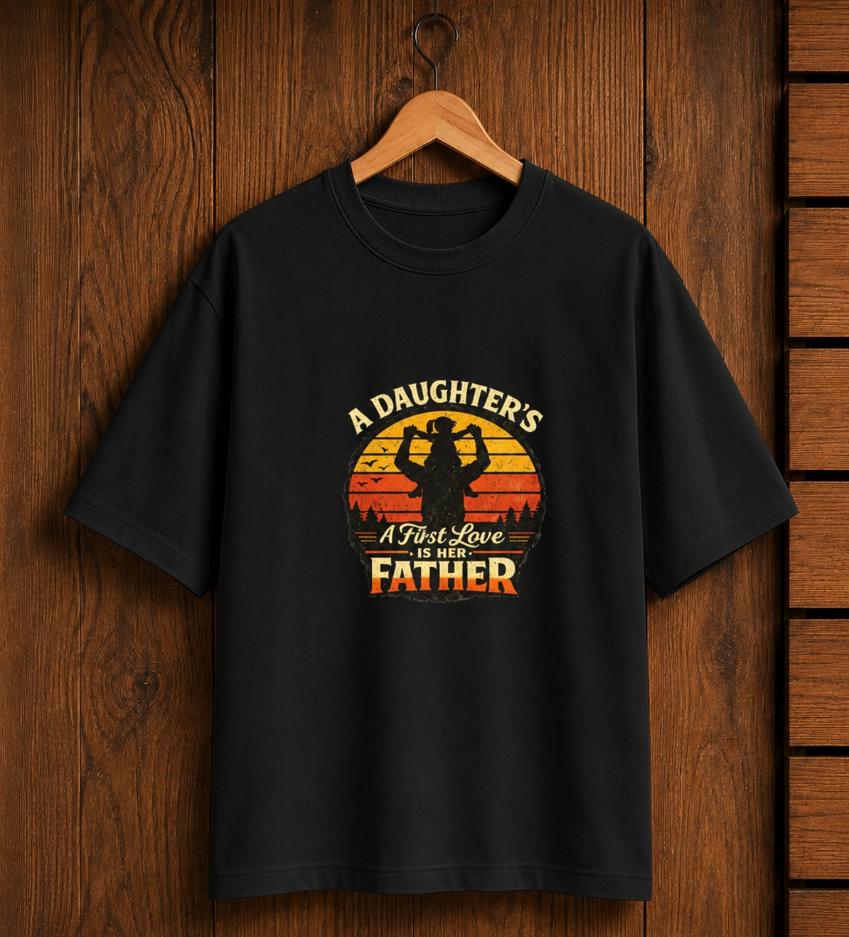 Oversized First Hero Dad T-Shirt
