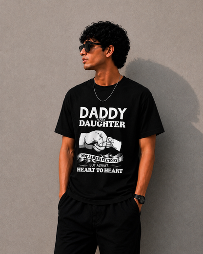 Daddy & Daughter Heart To Heart T-Shirt
